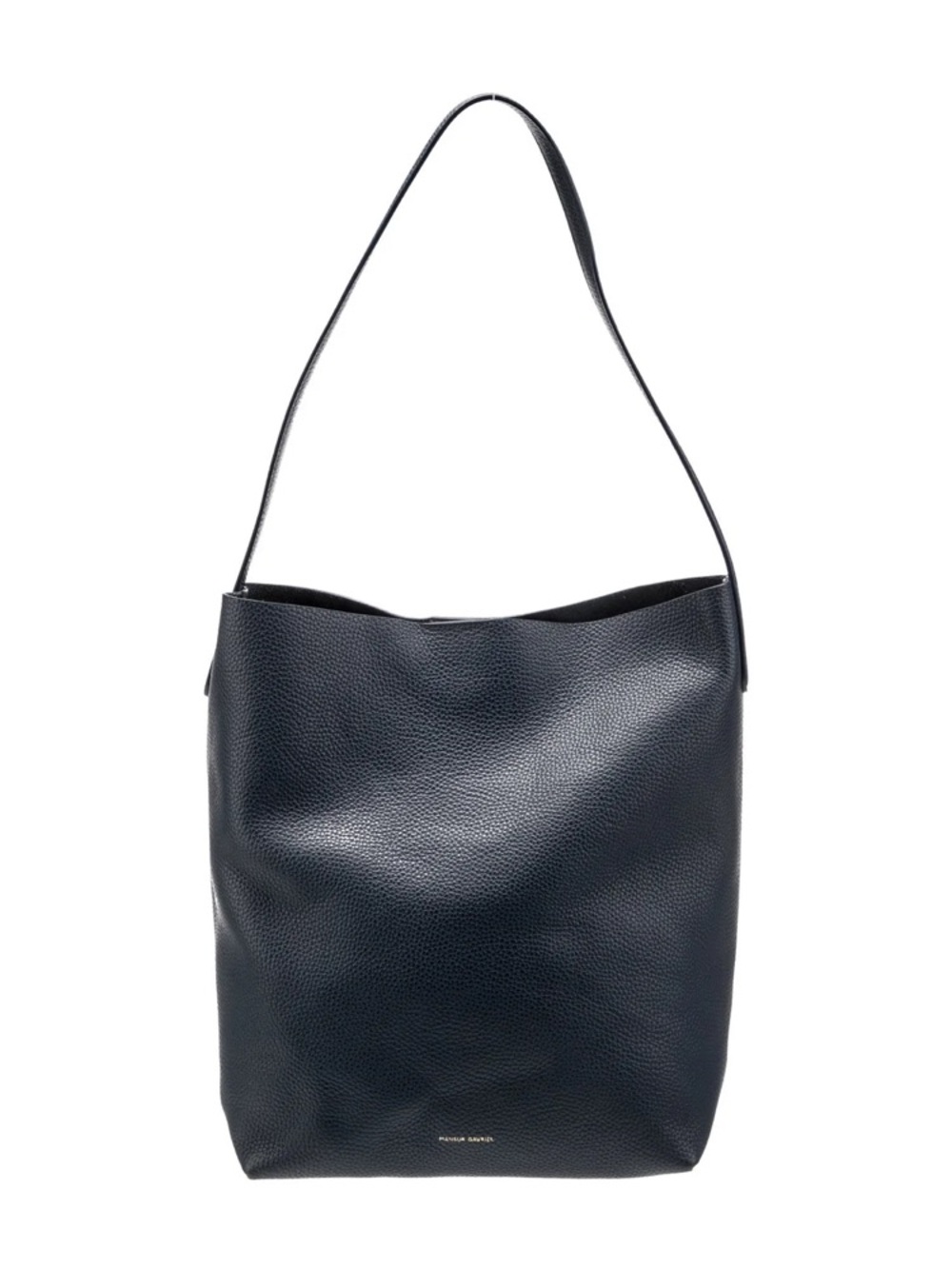 MANSUR GAVRIEL EVERYDAY CABAS LEATHER BLUE POSITANO - Picture 3 of 16